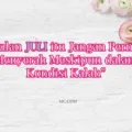 Kata Kata Bijak Bulan Juli