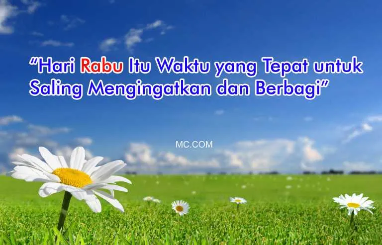 Kumpulan Caption Kata Tentang Hari Rabu
