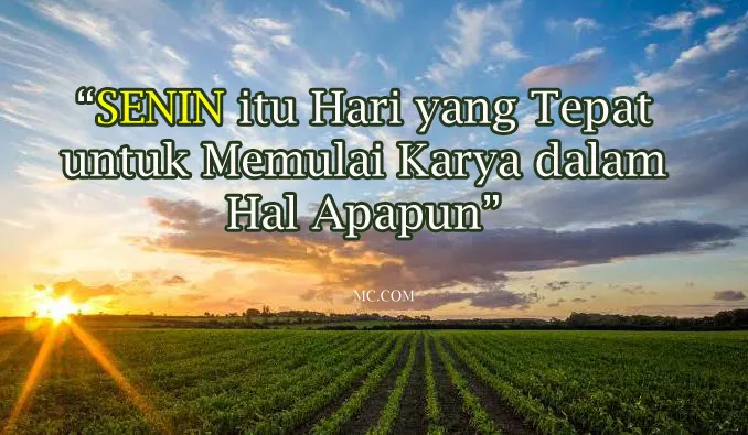 Kumpulan Caption Kata Tentang Hari Senin