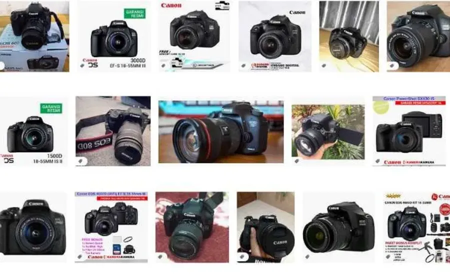 Harga Kamera Canon DLSR Mirrorless Baru Bekas Terbaru