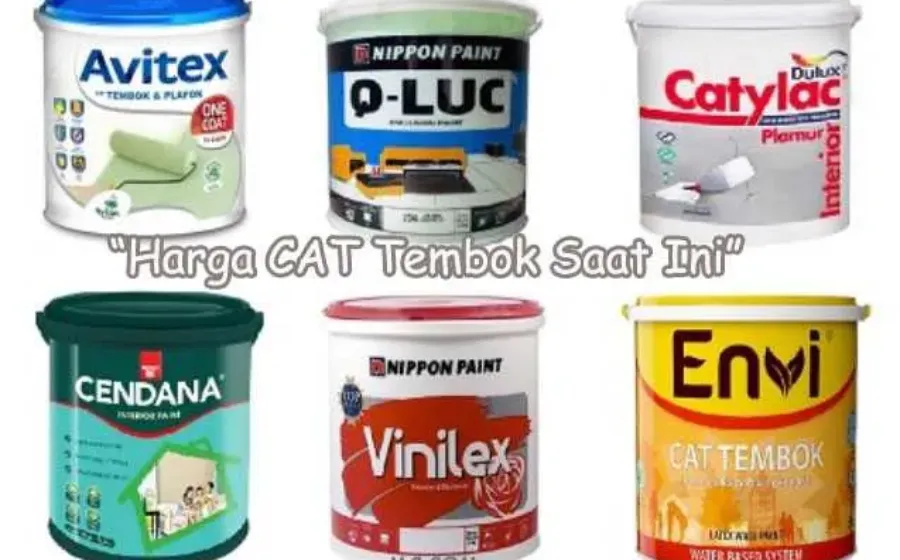 List Harga Cat Tembok Berbagai Merk