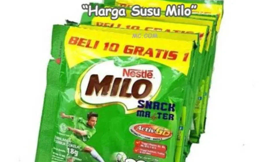 Macam Harga Susus Milo Terkini