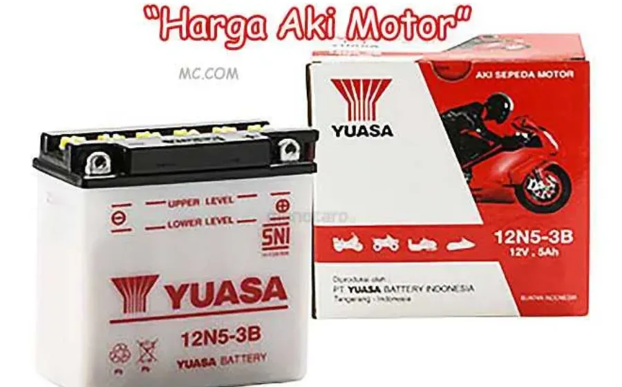 Macam Harga Aki Motor Terkini