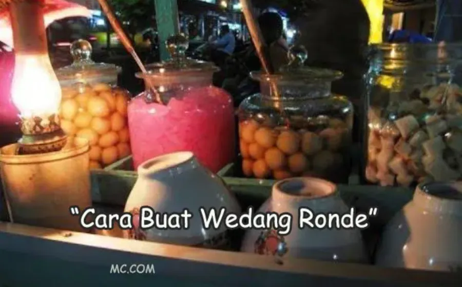 Cara Bikin Wedang Ronde