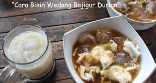 Cara Membuat Wedag Bajigur Durian Spesial