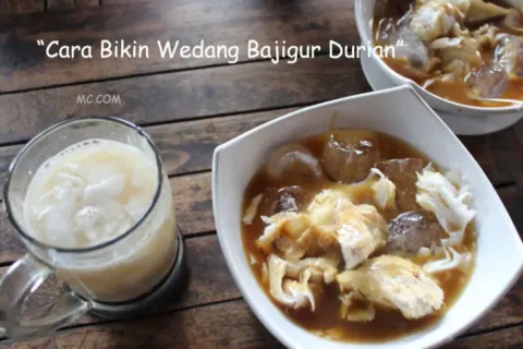Cara Membuat Wedag Bajigur Durian Spesial