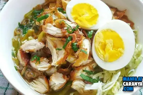 Resep Cara Membuat Soto Ayam Komplit