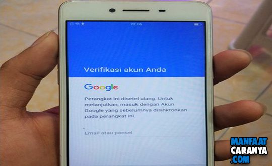 Cara Bypass FRP Oppo A37 Lupa Google Account