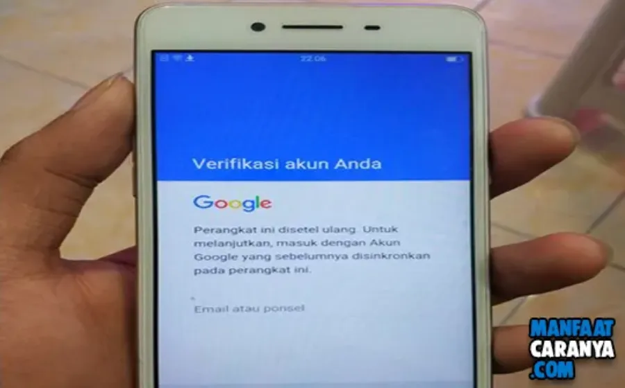 Cara Bypass FRP Oppo A37 Lupa Google Account