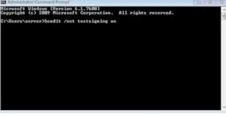 Disable Driver Signature Cmd