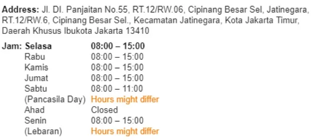 Jadwal Samsat Keliling Jakarta Timur Terbaru