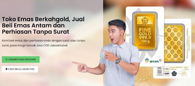 Toko Emas Terdekat Berkah Gold