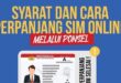 Cara Pepanjang SIM Secara Online